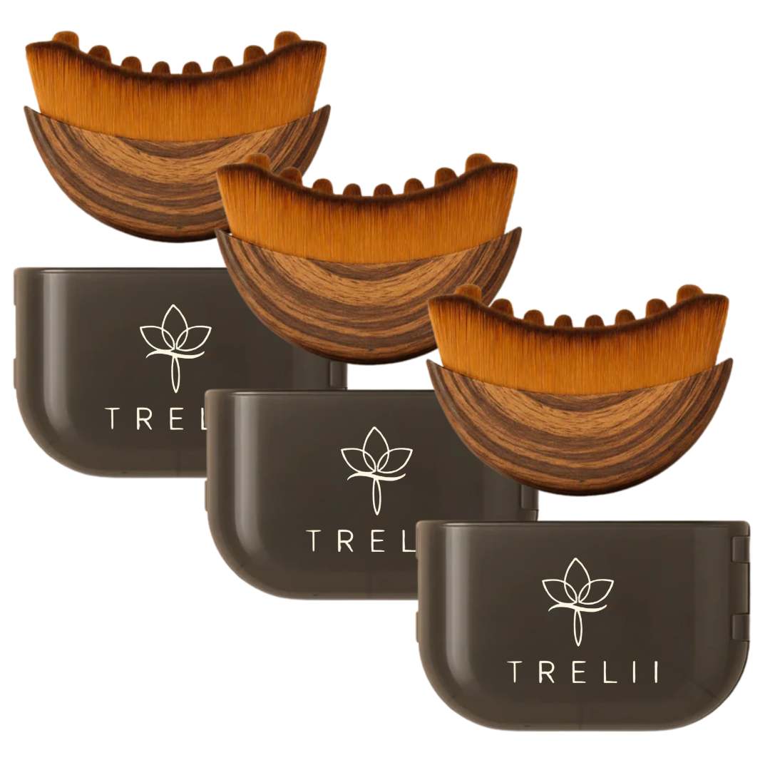 Trelii ansikts- konturpensel