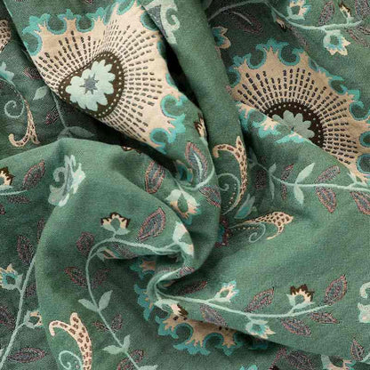 "Mirakel" Boho Vevd Dobbeltsidig Pledd