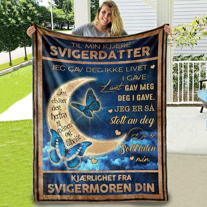 Teppe fra mor til svigerdatter - Jeg er stolt av deg