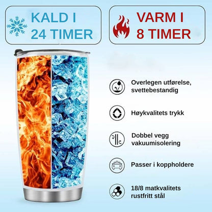 Hengivenhet til evig kjærlighet - En gave fra ektemannen til kona - Personalisert Tumbler