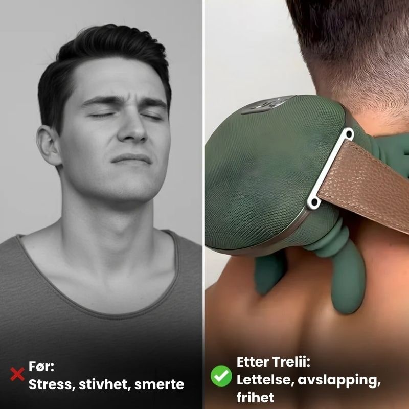 Trelii Massasjeapparat for Nakke og Rygg