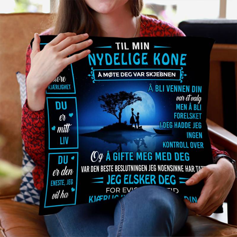 Kjærlighet under månen - En gave fra ektemannen til kona - Personlige puter