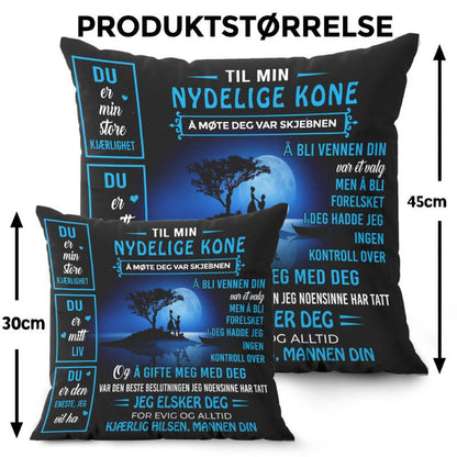 Kjærlighet under månen - En gave fra ektemannen til kona - Personlige puter