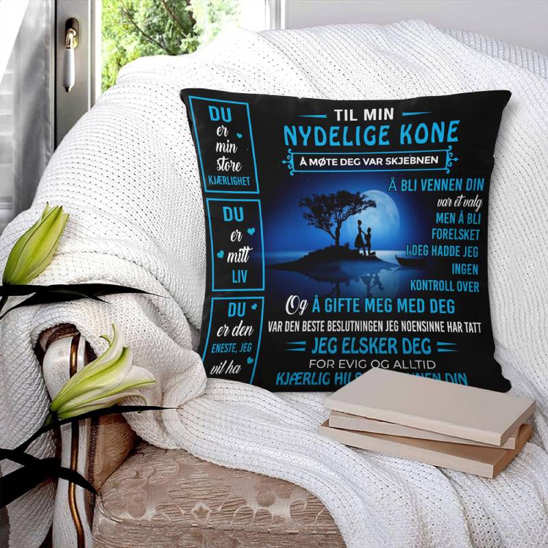 Kjærlighet under månen - En gave fra ektemannen til kona - Personlige puter