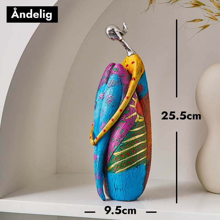 Abstrakt Fargerik Kvinne