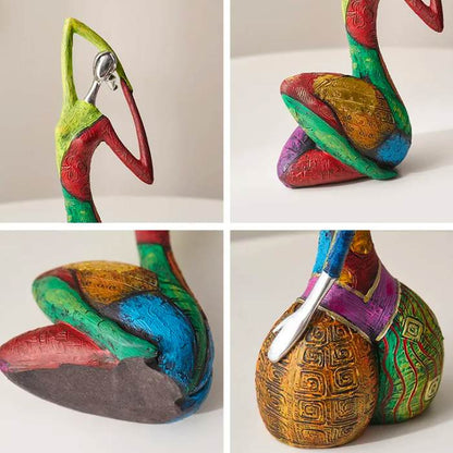 Abstrakt Fargerik Kvinne