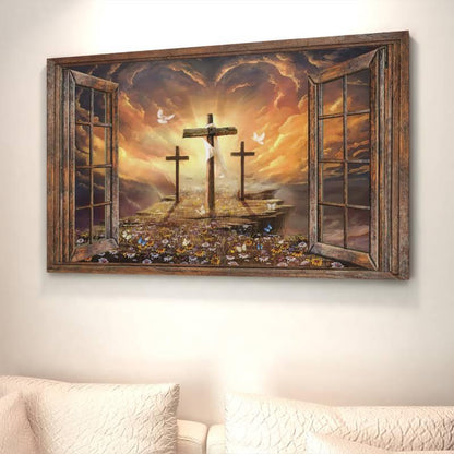 Foto på lerret - "Vei til troen" - Kosteppe