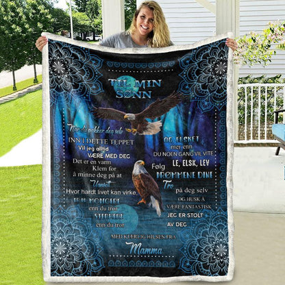 Teppe fra mor til sønn - "Ørnvinger" - Kosteppe