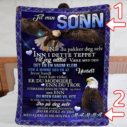 Teppe fra mor til sønn - "Ørnens mot" - Kosteppe