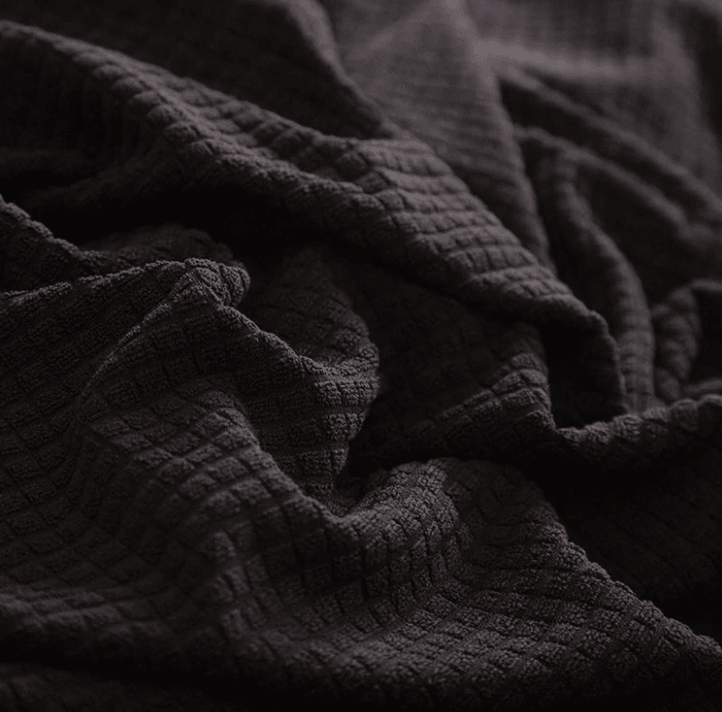 Svart – Stretch lenestol og sofatrekk - Kosteppe