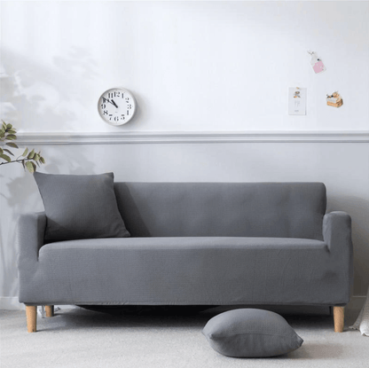 Grå – Stretch lenestol og sofatrekk - Kosteppe