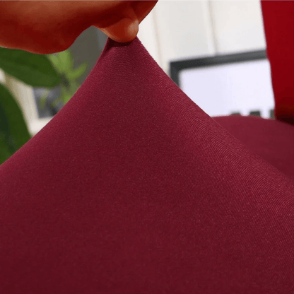 Rødvin - Stretch lenestol og sofatrekk - Kosteppe