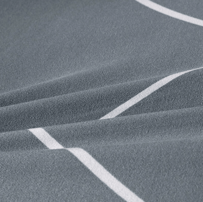 Striper - Stretch lenestol og sofatrekk - Kosteppe