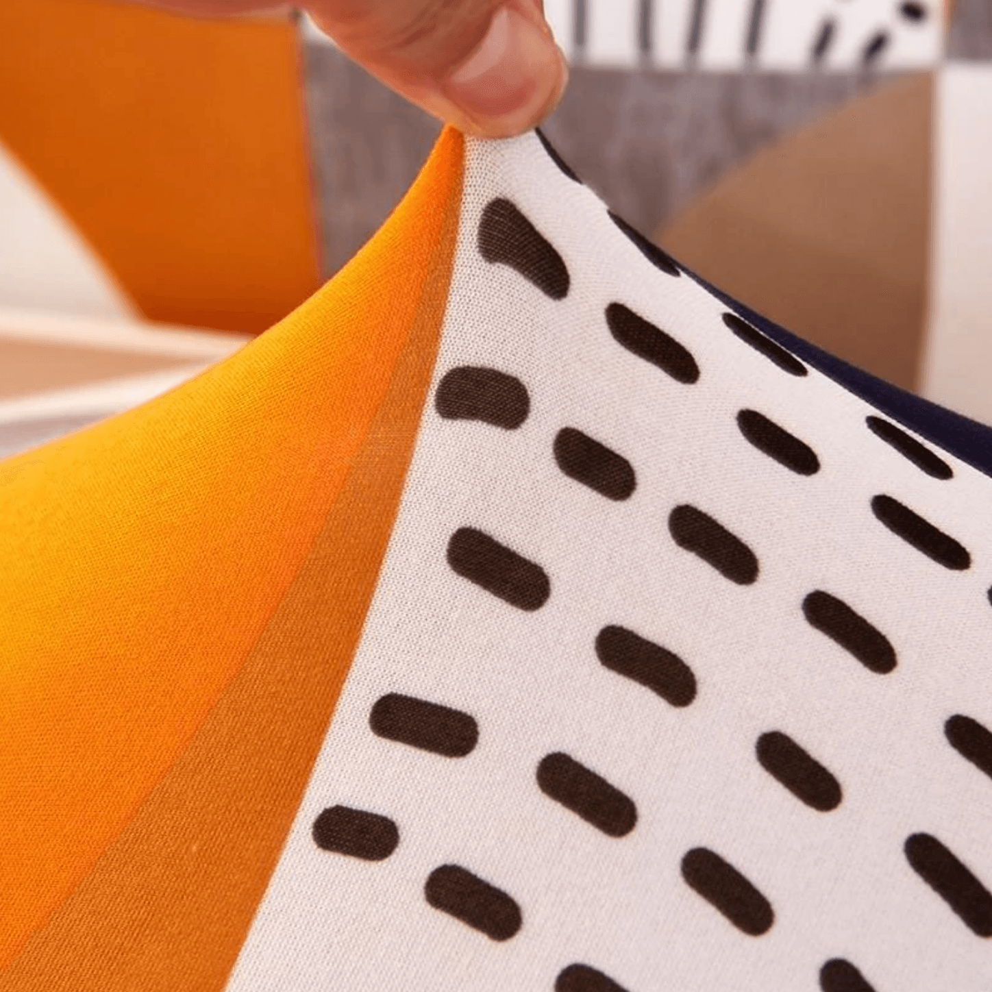 Vintage - Uttrekkbar lenestol og sofatrekk - Kosteppe