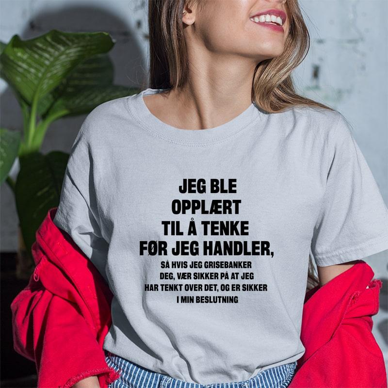 Tenk først T-skjorte - Kosteppe