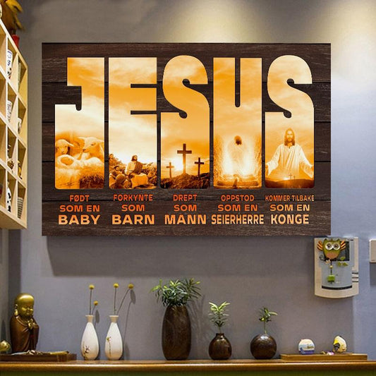 Foto på lerret - "Viktige ord" - Kosteppe