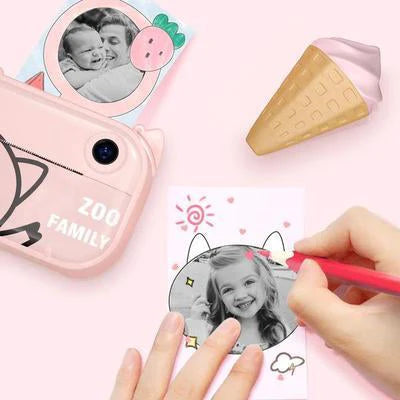 Barnekamera med utskriftsleker - Kosteppe