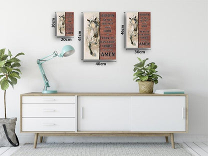 Foto på lerret - "Prøvelse" - Kosteppe