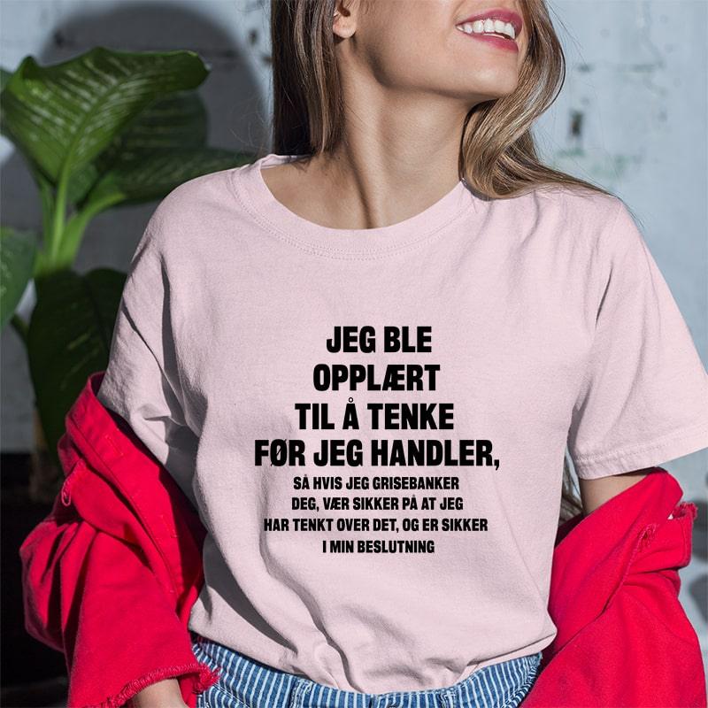Tenk først T-skjorte - Kosteppe