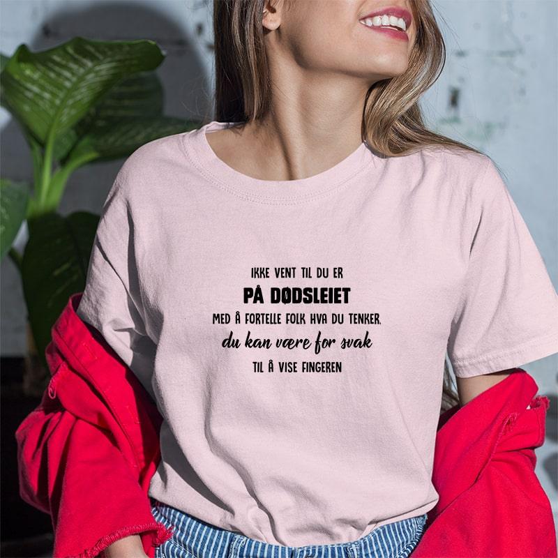 Snakke i tide T-skjorte - Kosteppe