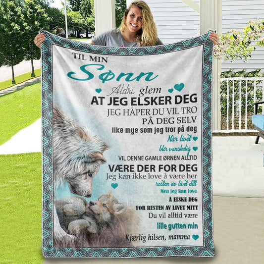 Teppe fra mor til sønn - "Ulvlojalitet" - Kosteppe