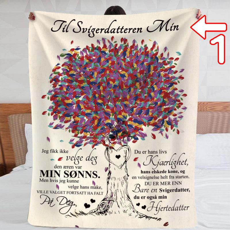 Teppe fra mor til svigerdatter - Mitt hjertes datter - Kosteppe