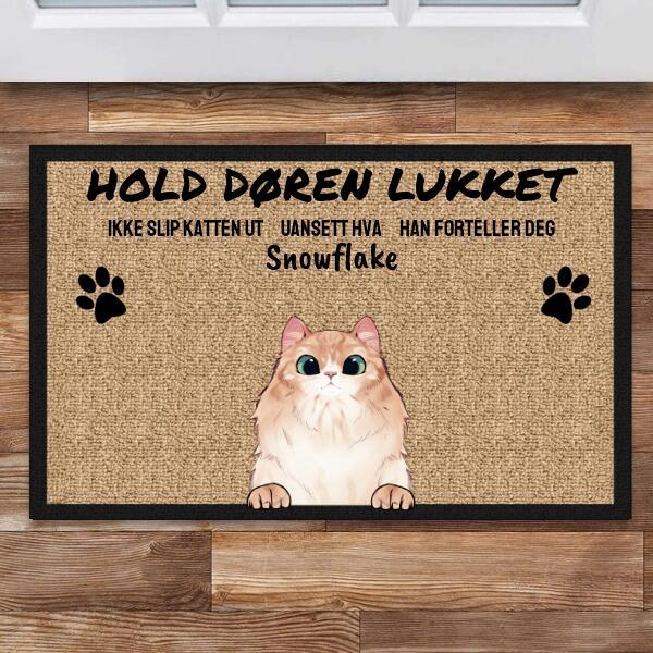 Velkommen - Personlig kjæledyrsmatte - Kosteppe