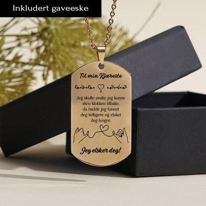 Vi er bundet av skjebnen – Anheng gravert til en kjæreste - Kosteppe