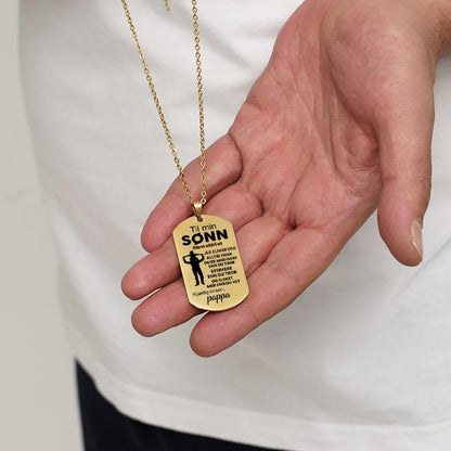 Vi vil alltid være sammen – Anheng gravert fra far til sønn - Kosteppe