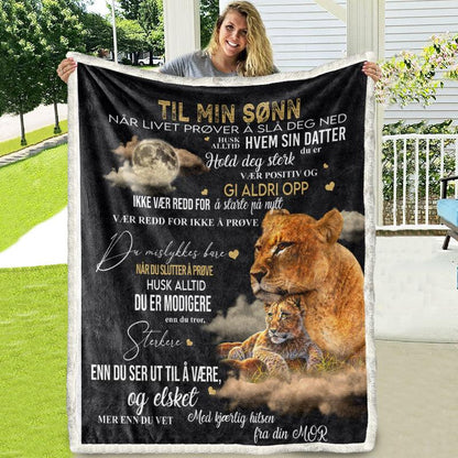 Teppe fra mor til sønn - "Faderens kjærlighet" - Kosteppe