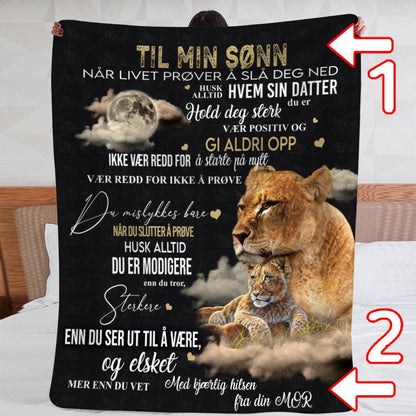 Teppe fra mor til sønn - "Faderens kjærlighet" - Kosteppe