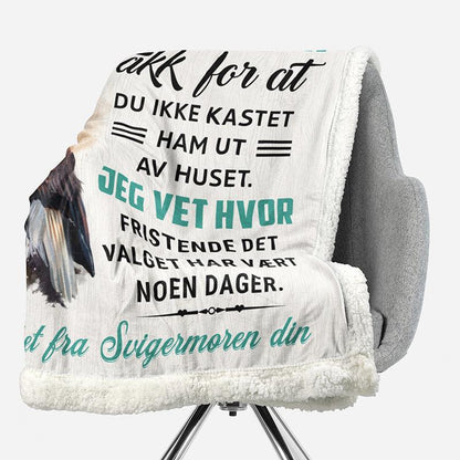 Teppe fra mor til svigerdatter - Kjærlighet fra svigermoren din - Kosteppe