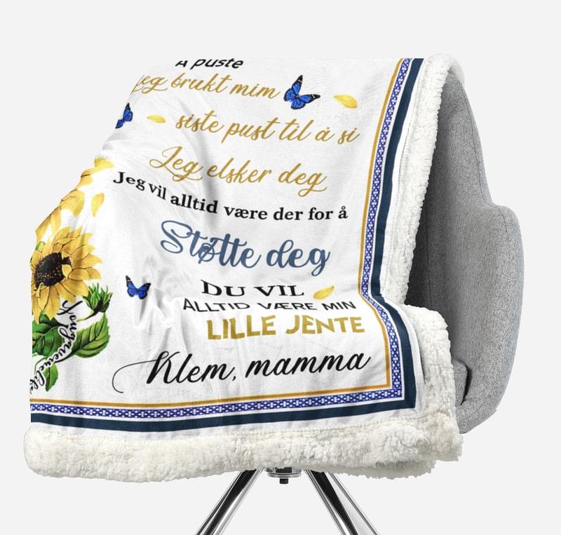 Teppe fra mor til datter - "Barndomsdrømmer" - Kosteppe