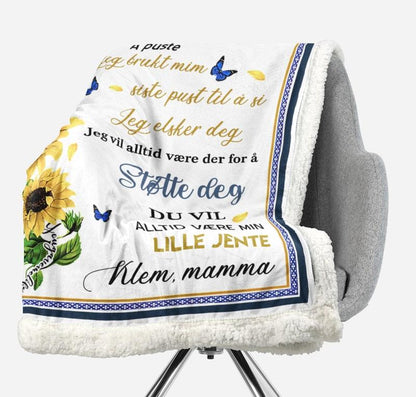 Teppe fra mor til datter - "Barndomsdrømmer" - Kosteppe