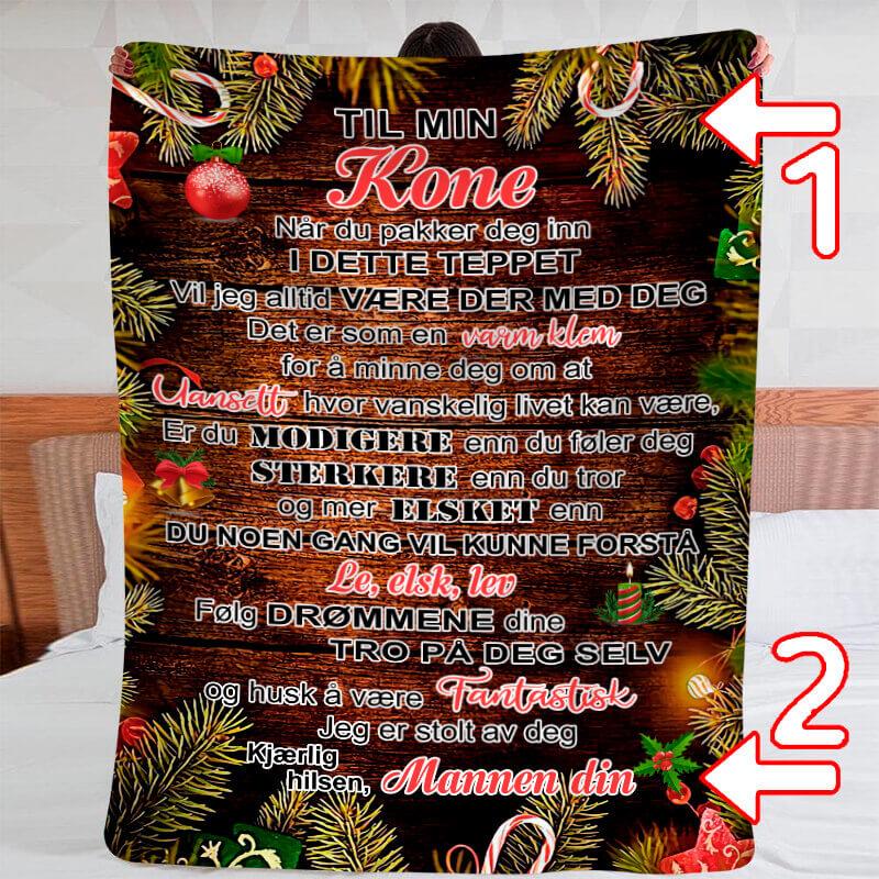 Teppe fra mann til kone - "Kjærlighetens magi" - Kosteppe