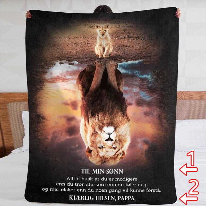 Teppe fra far til sønn - "Mitt speilbilde" - Kosteppe