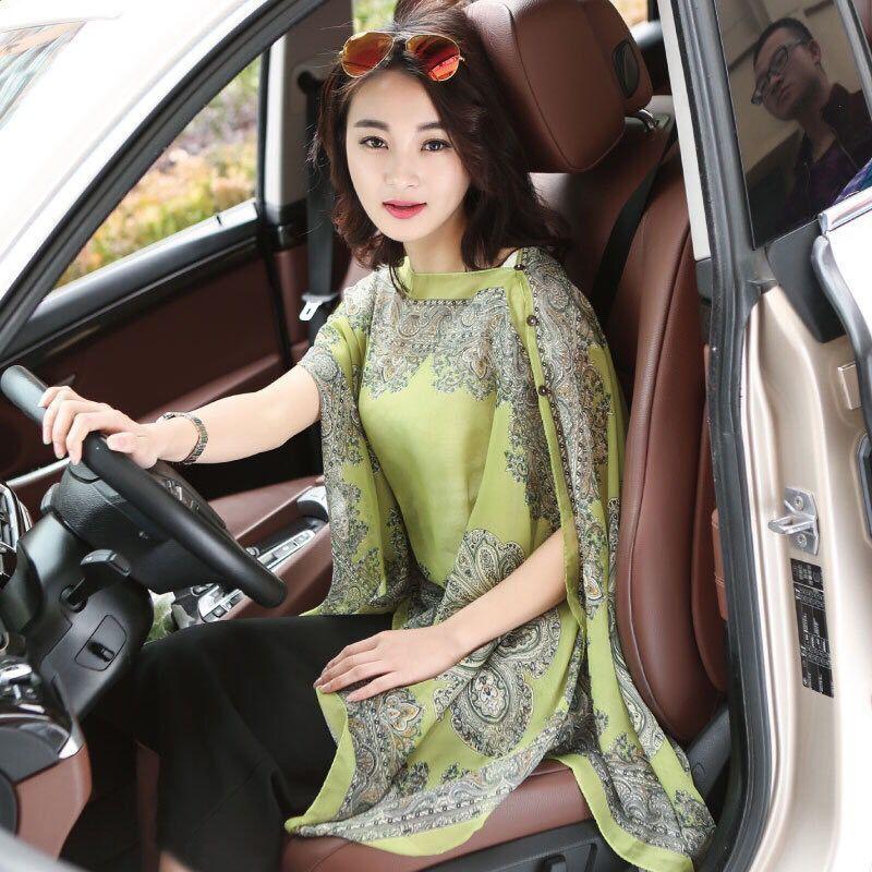 Solbeskyttende chiffonsjal - Kosteppe