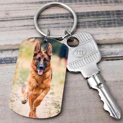 Nøkkelring Med navn til minne om hunden din - Kosteppe