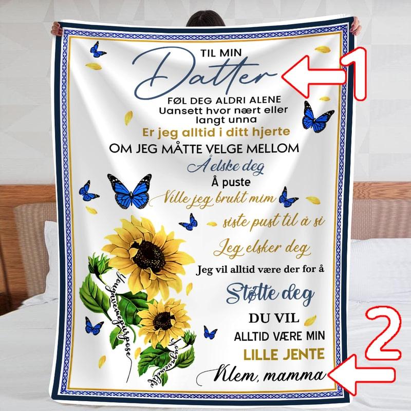 Teppe fra mor til datter - "Barndomsdrømmer" - Kosteppe