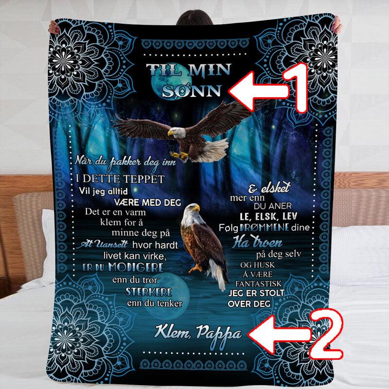 Teppe fra far til sønn - "Ørnevinger" - Kosteppe