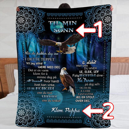 Teppe fra far til sønn - "Ørnevinger" - Kosteppe