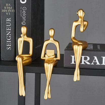 Dekor Sittende Figursett - Kosteppe