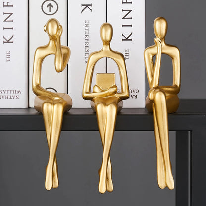 Dekor Sittende Figursett - Kosteppe