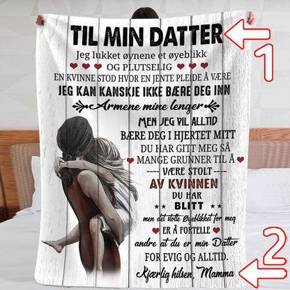 Teppe fra mor til datter - "Min lille pike" - Kosteppe