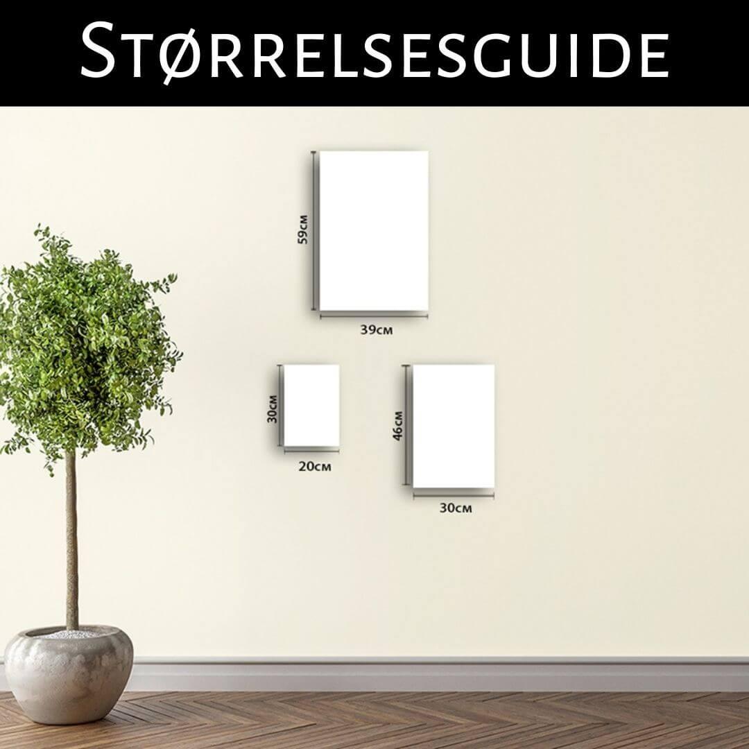 Egendefinert akvarellbilde på lerret - Kosteppe