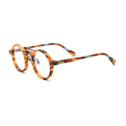 Vintage runde anti-blått lys lesebriller - Kosteppe