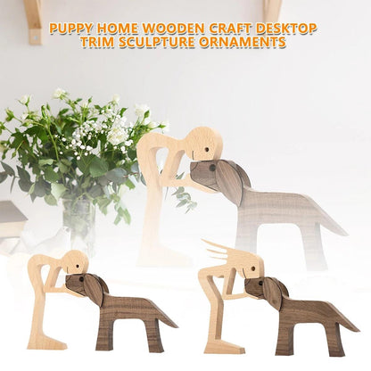 Elskede kjæledyr trefigurer - Kosteppe