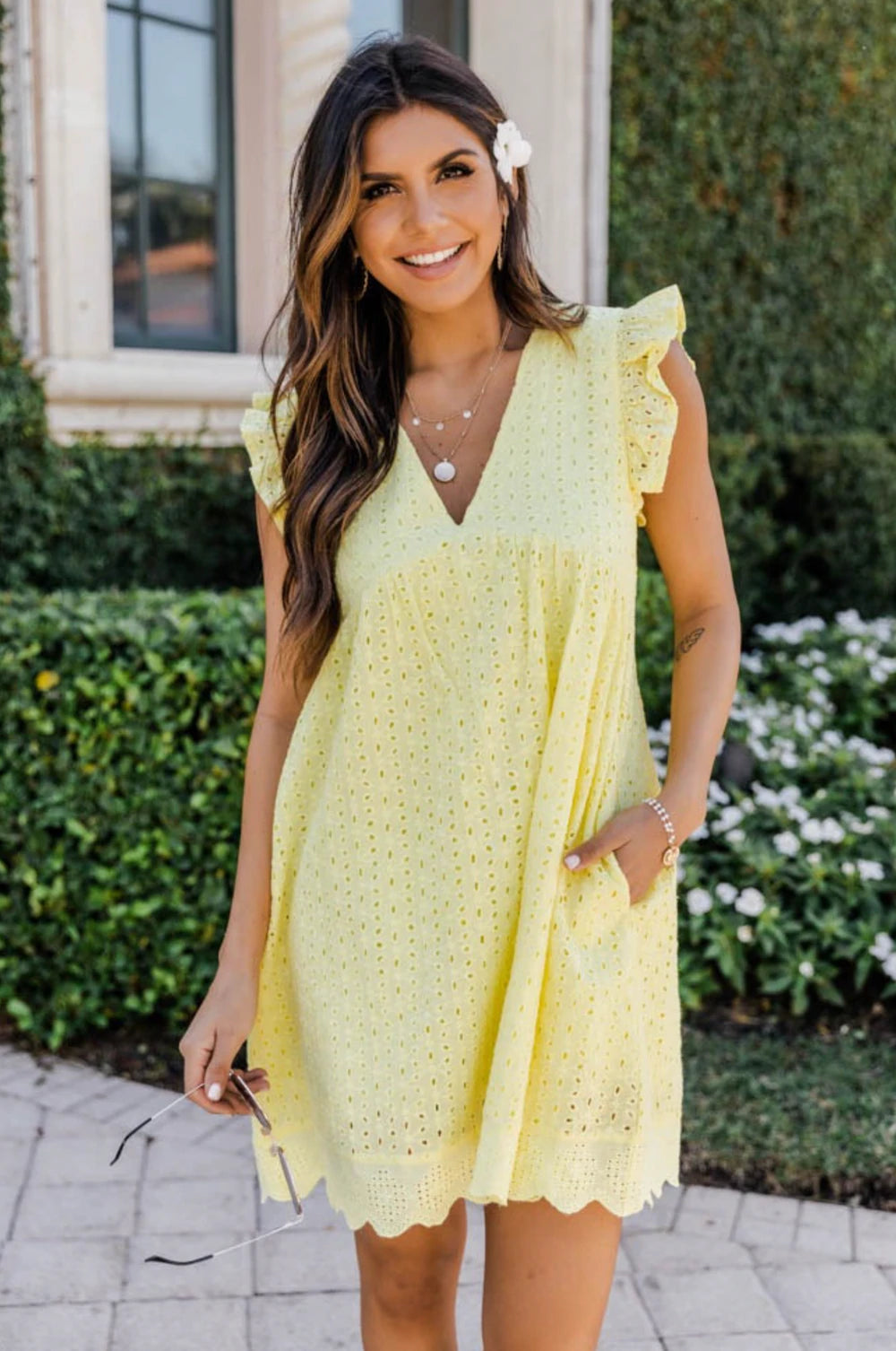 Kjole med lommer - Kosteppe