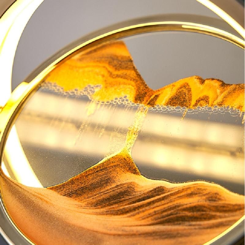 LED-lampe med bevegende sand - Kosteppe