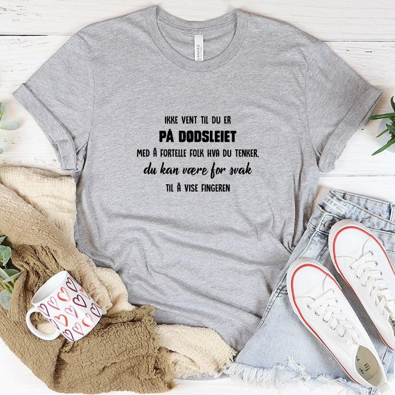 Snakke i tide T-skjorte - Kosteppe